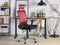 NOBLE - Bureaustoel - Rood - Polyester