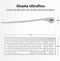 BK10 Draadloos Bluetooth-toetsenbord, Spaans QWERTY-toetsenbord, compact formaat, ergonomisch ontwer
