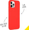 Accezz iPhone 12 Pro Max - Liquid Silicone Backcover - Schokabsorberend - Rood
