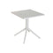 Eettafel Home ESPRIT Grijs Metaal Polypropyleen 70 x 70 x 75 cm
