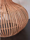 GOOD&MOJO Tafellamp Kalahari - Denim/Rotan - Ø32cm - Modern