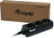 Equip - Power Strip - 3x Geaarde stekkers - Zwart