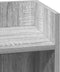 vidaXL - Bijzettafeltje - met - plank - 25,5x27x60 - cm - grijs - sonoma - eikenkleur