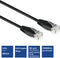 ACT Zwarte 20 meter U/UTP CAT6 patchkabel met RJ45 connectoren IB8920
