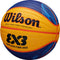 Wilson Fiba 3x3 replica - Basketbal - Geel Blauw - Outdoor - Maat 6