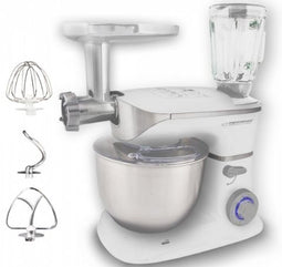 Esperanza EKM025 - Keuken Robot - 1000W 6 snelheden - Wit Roestvrijstaal