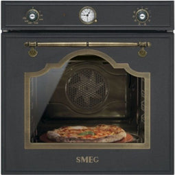Smeg SFP750AOPZ - Elektrische oven - 65 l Pyrolytisch Antraciet Geelkoper
