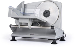 Petra Vleessnijmachine - Elektrische Snijmachine - 3 RVS Messen 170mm - Grijs