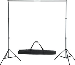 vidaXL - Fotostudioset - met - lampen, - paraplu's, - achtergrond - en - reflector