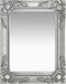 vidaXL - Wandspiegel - barok - stijl - 50x40 - cm - zilverkleurig