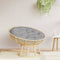 vidaXL - Zitkussen - rond - Ã - 100x11 - cm - oxford - stof - grijs