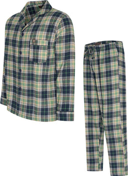 Cappuccino Italia - Alba Pyjama set - Luxe katoen lange mouw - Green XL