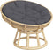 vidaXL - Zitkussen - rond - Ø - 100x11 - cm - oxford - stof - antracietkleurig