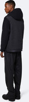 Rains Fleece Pullover Hoodie - Unisex - Zwart - M