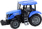 Bestuurbare tractor - blauw - 34x18.5x16 cm - rubberen wielen
