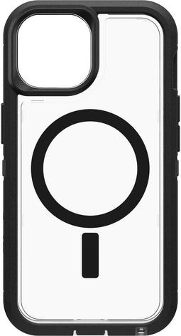OtterBox Defender XT - Hoesje voor iPhone 15 - Schokabsorberend - Zwart (Clear/Black)
