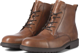 JACK&JONES JFWNICK JIO - Laarzen - Vetersluiting - Hoog - Cognac