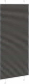 vidaXL - Plissé - rolgordijn - 100x200 - cm - stofbreedte - 99,4cm - polyester - zwart