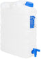 vidaXL - Watertank - met - kraan - 20 - L - kunststof - transparant