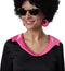 dressforfun Disco Sterretje XXL - verkleedkostuum - jaren 70 stijl - zwart / roze