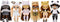Na! Na! Na! Fuzzy Surprise - Tabby Cat Girl - Minipop