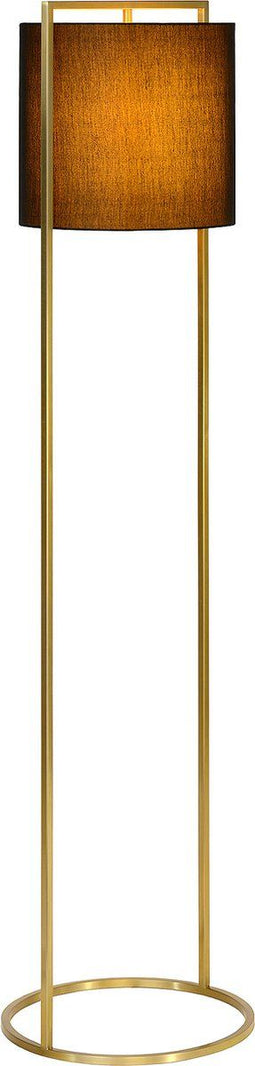 Atmooz - Vloerlamp Moyo - E27 - Kleur : Goud Brons - Staande Lamp - Stalamp - Woonkamer - Hoogte 150cm - Metaal