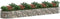vidaXL - Gabion - plantenbak - verhoogd - 500x100x50 - cm - gegalvaniseerd - ijzer