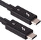 Akyga AK-USB-33 - Thunderbolt 3 Kabel - 0.50 m - Zwart