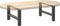 vidaXL - Salontafelpoten - 2 - st - 60x(30-31) - cm - staal - antracietkleurig