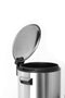 EKO - Belle Deluxe pedaalemmer 3 liter - Stainless steel Plastic - mat RVS - Prullenbak