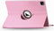 imoshion Tablet Hoes Geschikt voor iPad Pro 12.9 (2022) / iPad Pro 12.9 (2020) / iPad Pro 12.9 (2021) - imoshion 360° Draaibare Bookcase - Roze /Roze