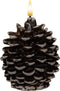 Anna's Collection - Kaars dennenappel led 3d vlam op batterij met t...