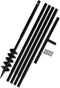 vidaXL - Grondboor - 100 - mm - met - 9 - m - verlengstuk - Staal