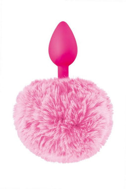 Sweet Caress - Buttplug met Ponpon - Roze - 3cm Diameter