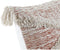 Kussen DKD Home Decor Beige Oranje Polyester Katoen Aluminium Franjes (60 x 10 x 30 cm)