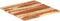 vidaXL - Tafelblad - 25-27 - mm - 60x60 - cm - massief - acaciahout
