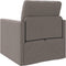 vidaXL - Vloer - Sofa - Bed - 2-in-1 - Taupe - 74x77x81 - cm - Stof
