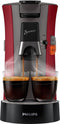 Philips CSA240/91 - SENSEO Koffiepadapparaat - 1 of 2 koppen - Rood en grijs