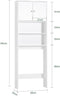 SoBuy BZR165-W - Badkamermeubel - 2 Deuren en Planken - Wit