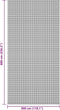 vidaXL - Tenttapijt - 6x3 - m - blauw