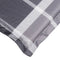 vidaXL - Ligbedkussen200x60x3 - cm - oxford - stof - ruitpatroon - grijs