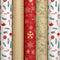 WINTER GARDEN - kerstpapier assortiment cadeaupapier - 10 rollen 2 meter x 70 cm - inclusief labels