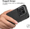 iMoshion Hoesje Geschikt voor Xiaomi 14 Hoesje Siliconen - iMoshion Rugged Shield Backcover - Zwart
