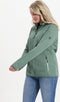 VEST LAURIE GEBREID DAMES - GROEN - 42