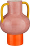 Mica Decorations Stratt Vaas - Keramiek - Handgemaakt - Roze