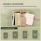 Eugad Draaibare Boekenkast 360° - Licht Eiken - 40 x 94,5 x 40 cm