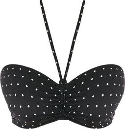 Freya Jewel Cove - Bandeau Bikinitop - Licht gepadded - Zwart Wit