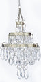 Clear Bead Chandelier Ornament 2,75 inch