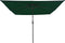 vidaXL - Vierkante - Tuinparasol - met - LED-verlichting - 295x245 - cm - Groen