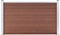 vidaXL - Schutting - 180x105 - cm - HKC - grijs